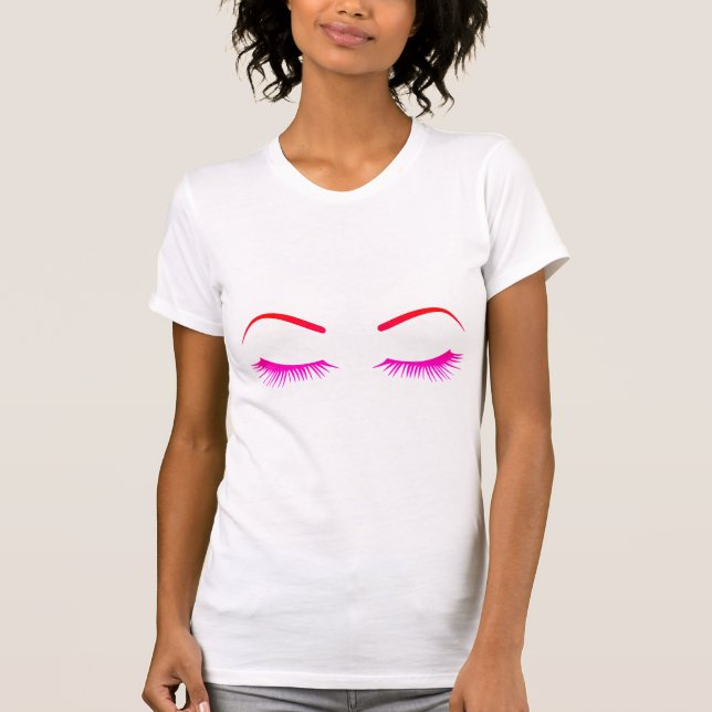 Schlafende Augen T-Shirt (Vorderseite)