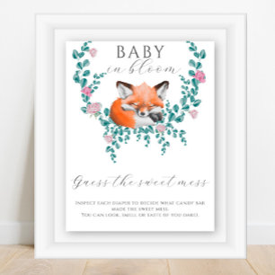 Schlafende Babyfuchs - raten Sie mal, das süße Cha Poster