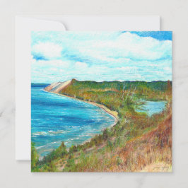 Schlafende Bären Dunes Lakeshore Michigan Beach Einladung