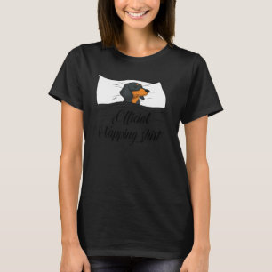 Schlafende Dackel Pajamas Dog Lover Offiziell Napp T-Shirt