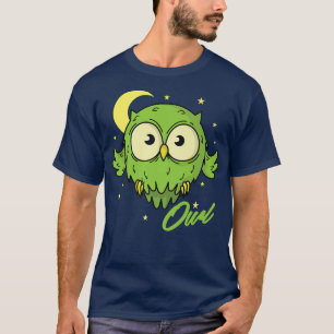 Schlafende Eule Nacht aktiv794 T-Shirt