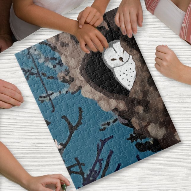 Schlafende Eule  - Puzzle (Von Creator hochgeladen)