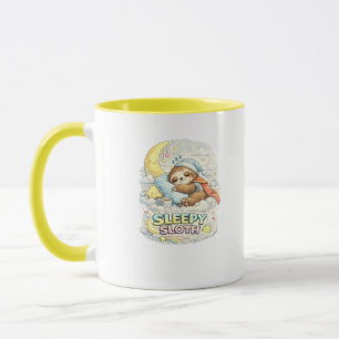 Schlafende Faultier Süße Gemütliche Kaffeetasse