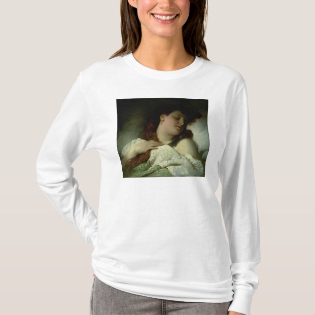 Schlafende Frau T-Shirt (Vorderseite)