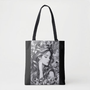 Schlafende Frau Tasche