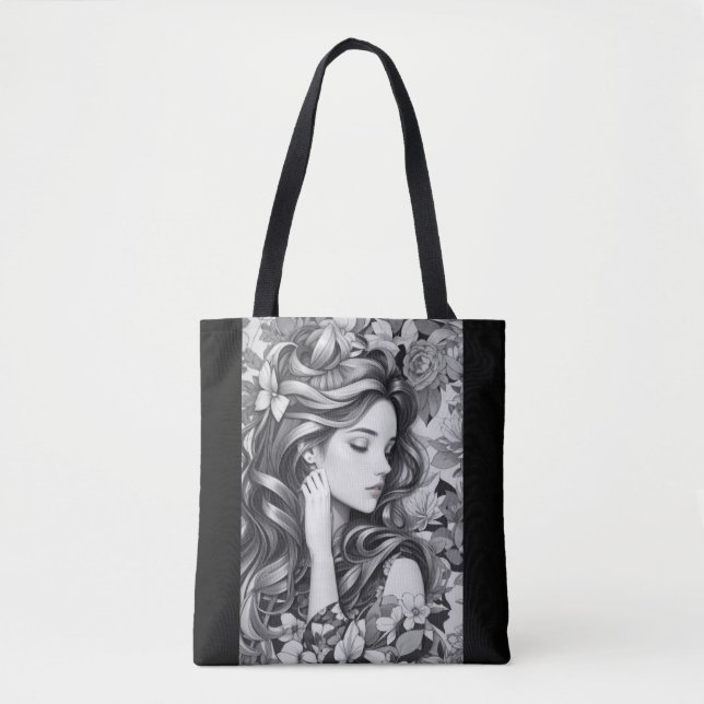 Schlafende Frau Tasche (Vorderseite)