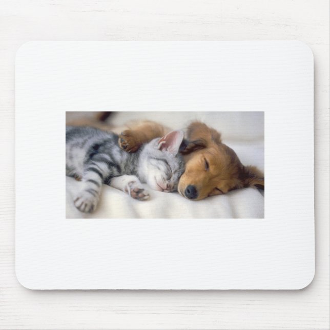 Schlafende Freunde Mousepad (Vorne)