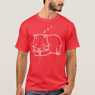 Schlafende Guinea Schwein I Niedliche Guinea Schwe T-Shirt