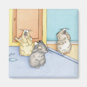Schlafende Hamster Magnet
