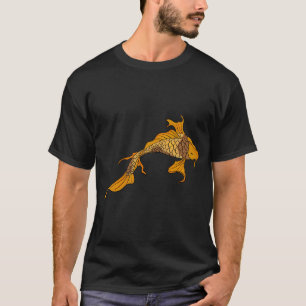 Schlafende Koi-Fische in Orangetönen T-Shirt