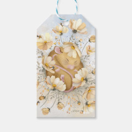 Schlafende Maus im Bienengarten PARTY FAVOR TASCHE Geschenkanhänger