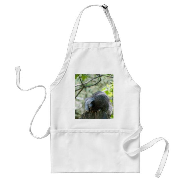 Schlafende Raccoon Schürze (Vorne)