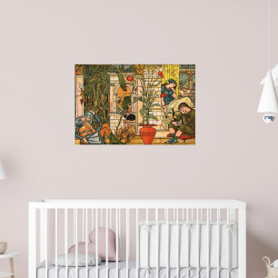 Schlafende Schönheit aus der viktorianischen Ära v Poster