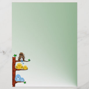 Schlafende Vögel Letterhead