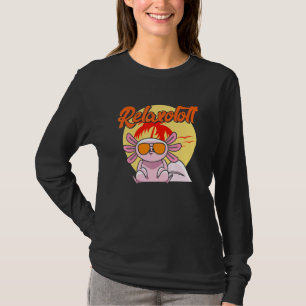 Schlafender Axolotl Strand Aquarium Süßer Axolotl  T-Shirt