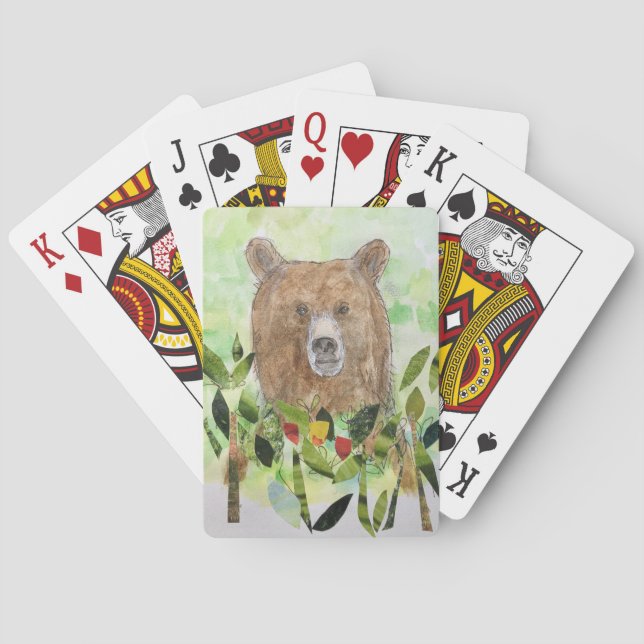 Schlafender Bär Spielkarten (Rückseite)