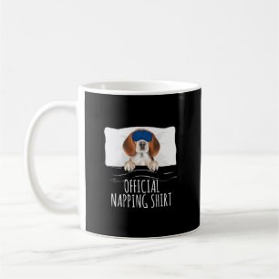 Schlafender Beagle Hund Offiziell Napping/Funny Be Kaffeetasse