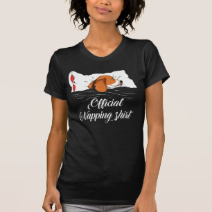 Schlafender Beagle Pajamas Dog Lover T-Shirt
