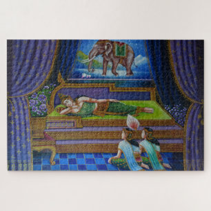 Schlafender Buddha-Puzzle