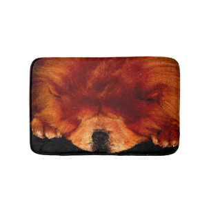 Schlafender Chow Chow bma Badematte