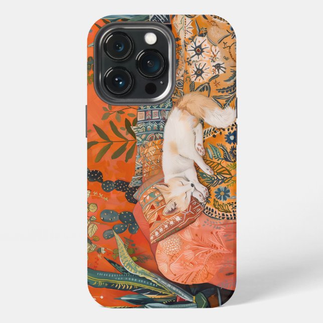 Schlafender Fuchs iPhone 13 Pro Hülle (Hinten)