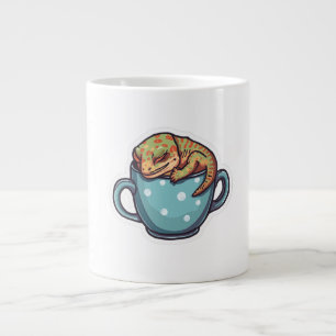 Schlafender Gecko Jumbo-Tasse