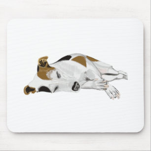 Schlafender Jack Russell Mousepad