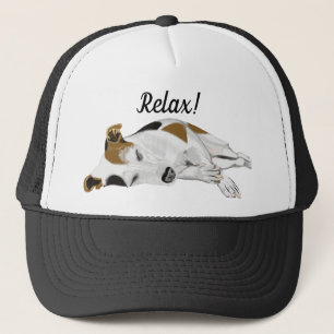 Schlafender Jack Russell Truckerkappe