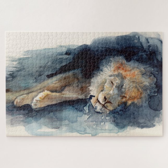 schlafender Löwe (Horizontal)