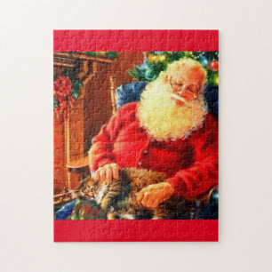 Schlafender Weihnachtsmann