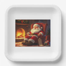 Schlafender Weihnachtsmann