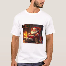 Schlafender Weihnachtsmann T-Shirt
