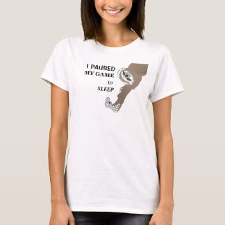 Schlafendes Faultier mit Gamecontroller-T-Shirt T-Shirt