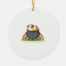 Schlafendes Meerschweinchen St. Patrick's Day