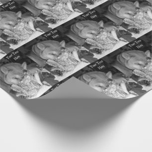 Schlafendes Weihnachten des niedlichen Geschenkpapier
