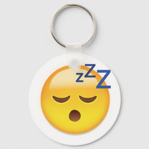 Schlafengesicht Emoji Schlüsselanhänger