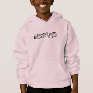 Schlafenhunde hübsch im Rosa gerade für Hoodie
