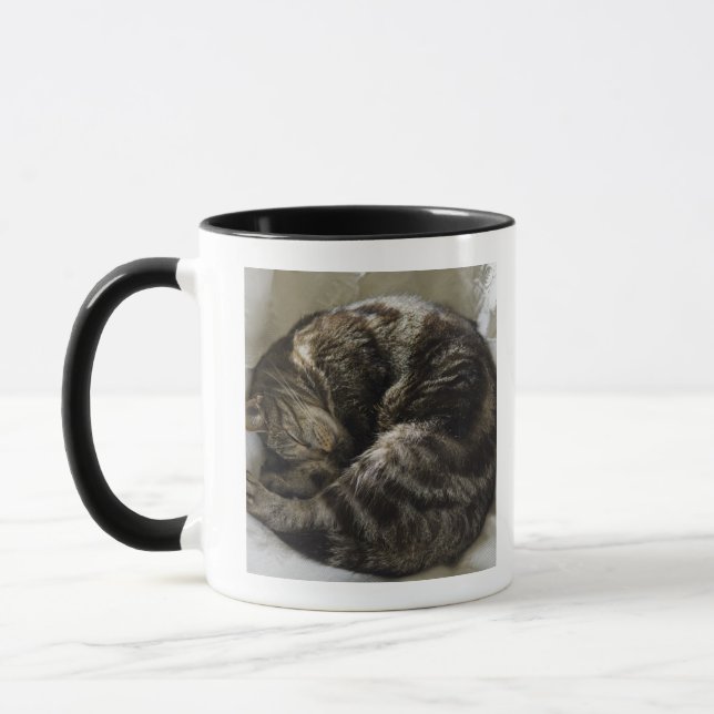 Schlafenkatze Tasse (Links)