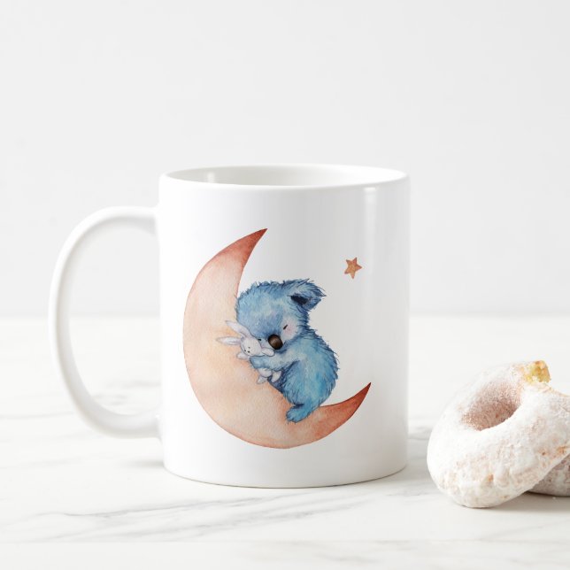 Schlafenkoalabär Kaffee-Tasse Kaffeetasse (Mit Donut)