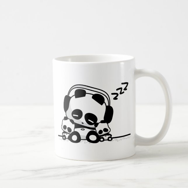 Schlafenpandas Kaffeetasse (Rechts)