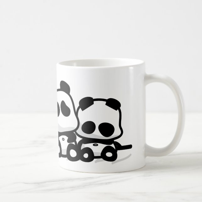 Schlafenpandas Kaffeetasse (Rechts)