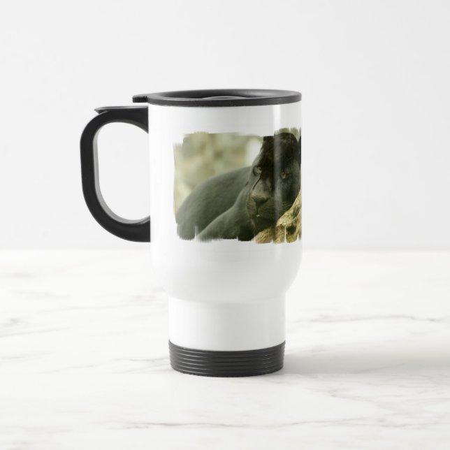 Schlafenpanther-Plastikreise-Tasse Reisebecher (Links)