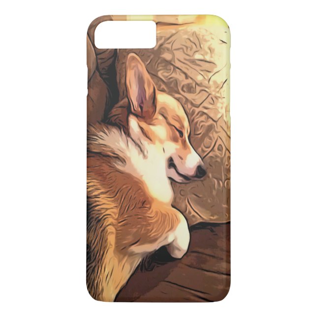 Schlafenpembroke-WaliserCorgihund Case-Mate iPhone Hülle (Rückseite)