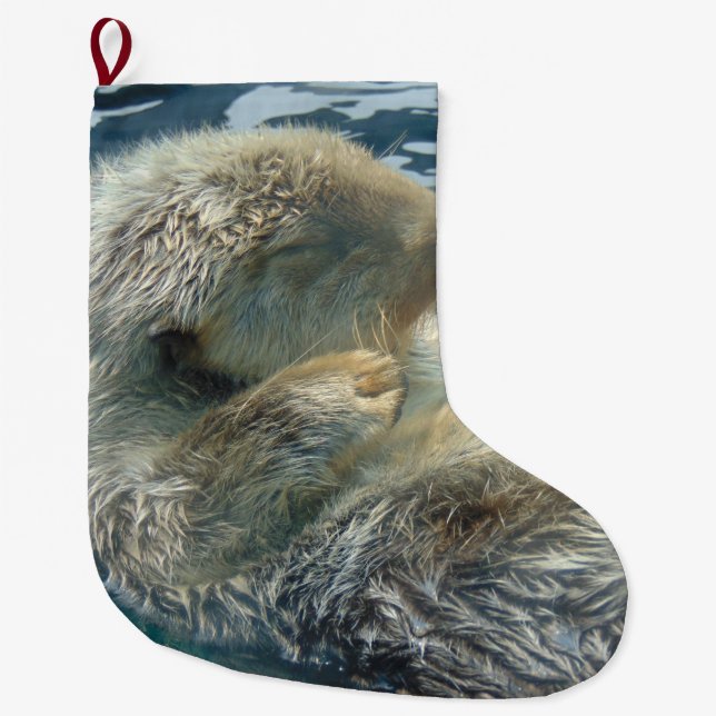 Schlafenseeotter-Strumpf Großer Weihnachtsstrumpf (Vorderseite)