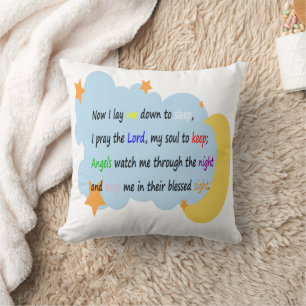 Schlafenszeit-Gebets-Kissen (Jungen) Kissen