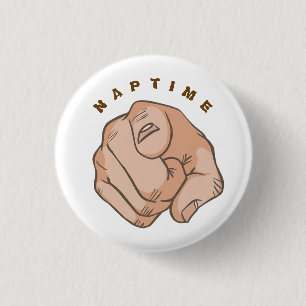Schlafenszeit Süß Gemütlich Knopf Button