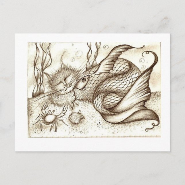 Schlaffisch Postkarte (Vorderseite)