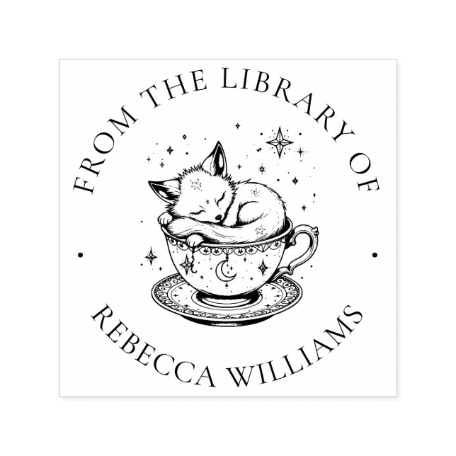 Schlaffox in der Bibliothek des Magischen Teacup-B Permastempel (Design)