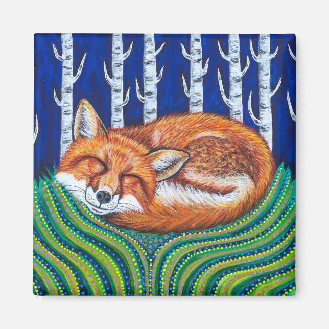 Schlaffuchs Magnet (Vorne)