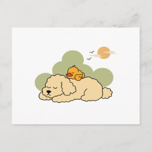 Schlafgefährten Postkarte
